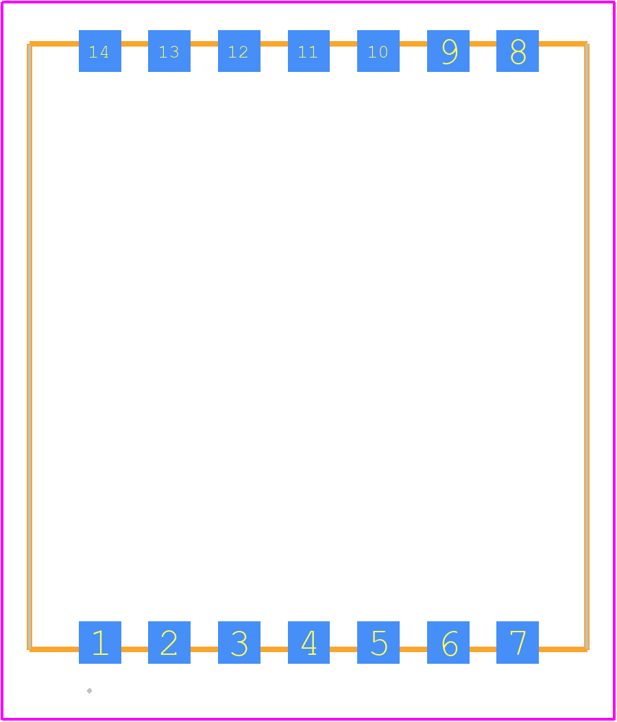 BPF-C450+ - Mini-Circuits PCB footprint - Other - Other - BPF-C450+-2