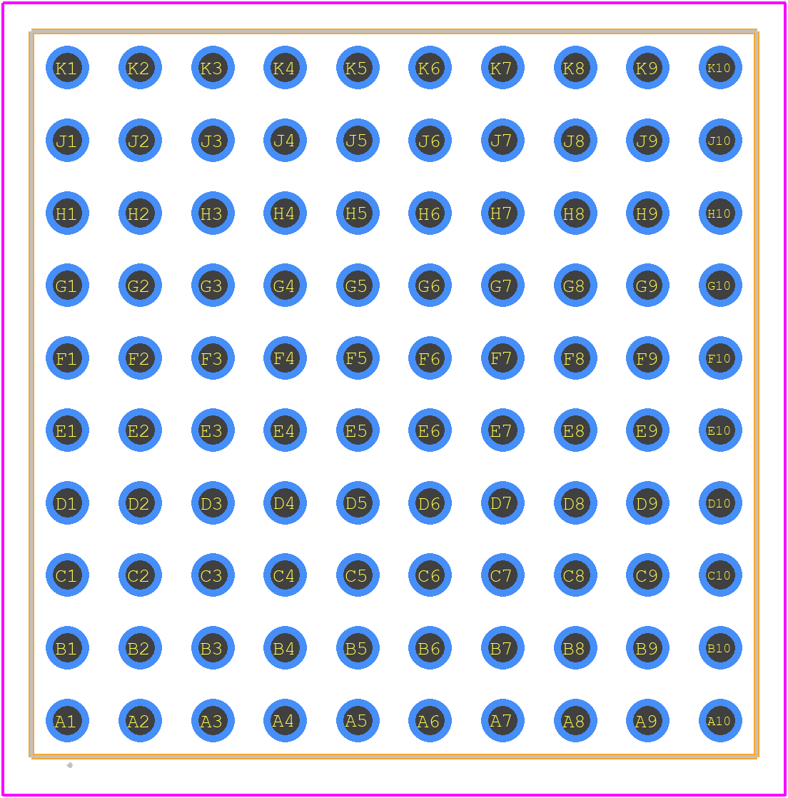 100-PGM13069-11 - ARIES PCB footprint - Other - Other - 100-PGM13069-11-1
