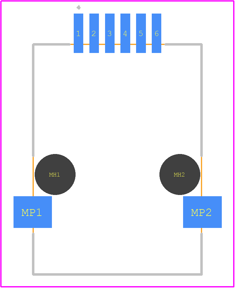 133719 - TE Connectivity PCB footprint - Other - Other - 133719-1