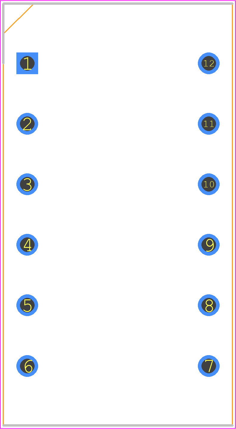 B66232J1112T1 - TDK PCB footprint - Dual-In-Line Sockets - Dual-In-Line Sockets - B66232J1112T1