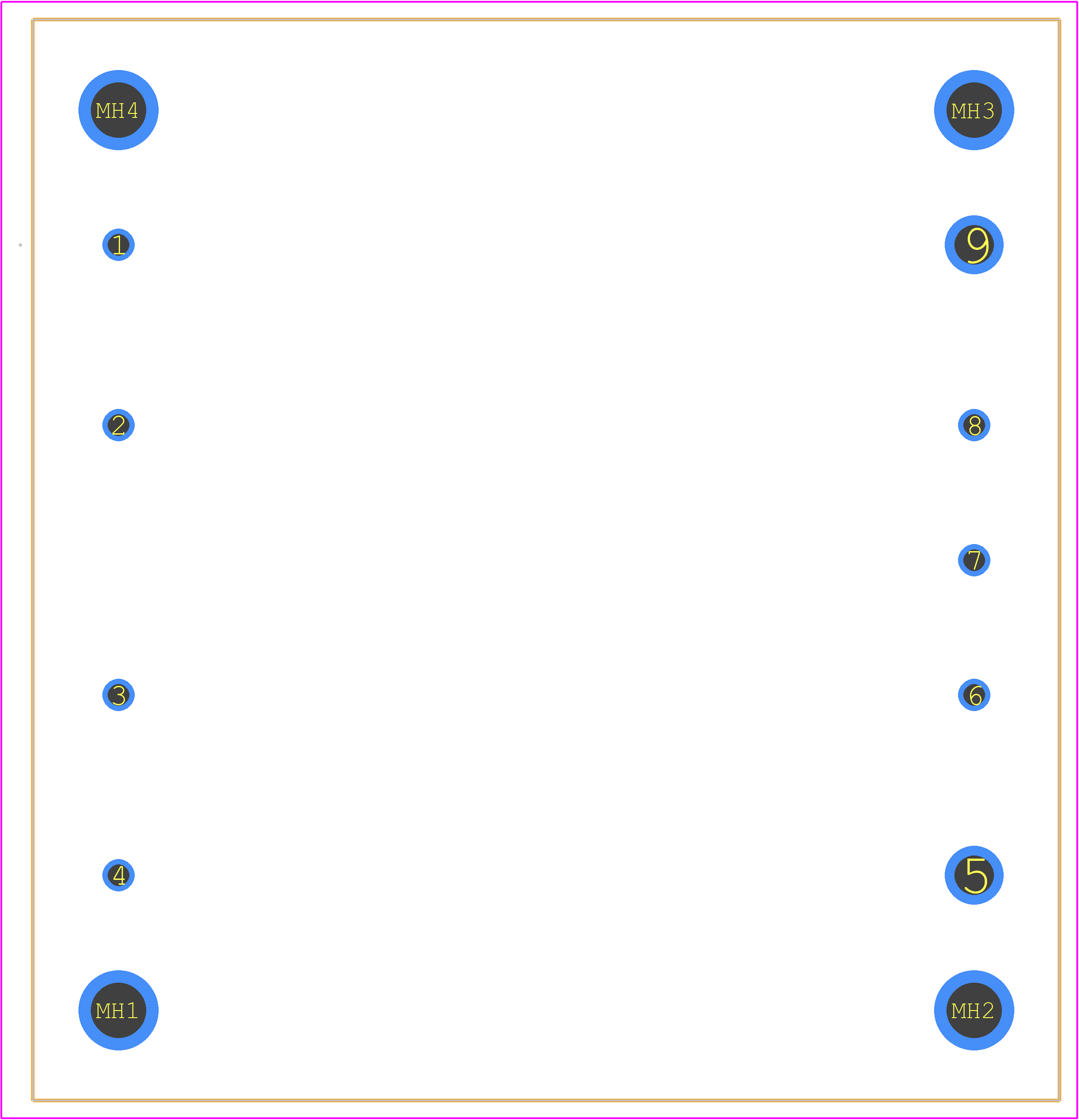 VHB50W-Q24-S24 - CUI Inc. PCB footprint - Other - Other - VHB50W-Q24-S24-1