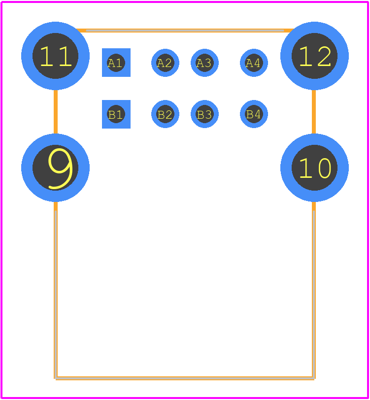 USB-A-D-F-B-TH - SAMTEC PCB footprint - Other - Other - USB-A-D-F-B-TH-2