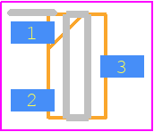 AM2305PE - Analog Power PCB footprint - SOT23 (3-Pin) - SOT23 (3-Pin) - SOT-23-1