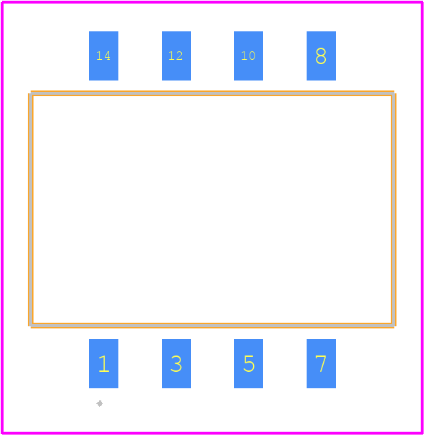 TSM 0509S - Traco Power PCB footprint - Other - Other - TSM 0512S-7