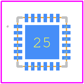 HMC8193LC4TR - Analog Devices PCB footprint - Other - Other - E-24-1
