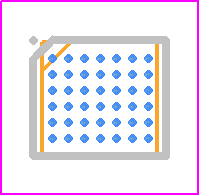 PN7150B0UK/C11002Z - NXP PCB footprint - BGA - BGA - WLCSP42.