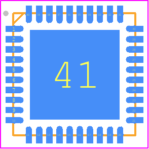 AT97SC3204-X2M6-00 - Microchip PCB footprint - Quad Flat No-Lead - Quad Flat No-Lead - 40ML1