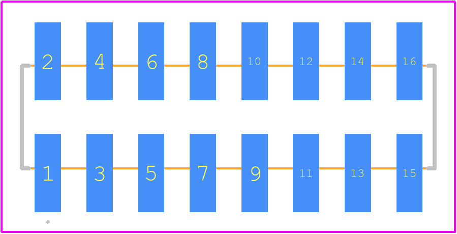 15-45-3216 - Molex PCB footprint - Other - Other - 15-45-3216-4