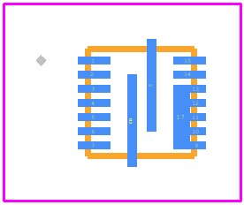 MP8770CGQ-P - Monolithic Power Systems (MPS) PCB footprint - Other - Other - MP8770CGQ-P-2