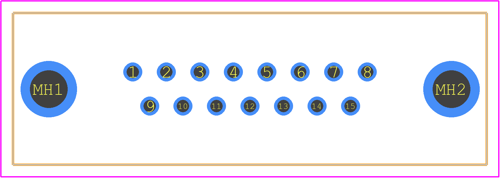 2301840-1 - TE Connectivity PCB footprint - Other - Other - 2301840-1-2