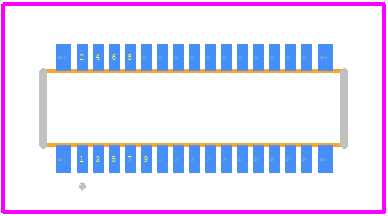 DF40TC-30DP-0.4V(51) - Hirose PCB footprint - Other - Other - DF40TC-30DP-0.4V(51)-2