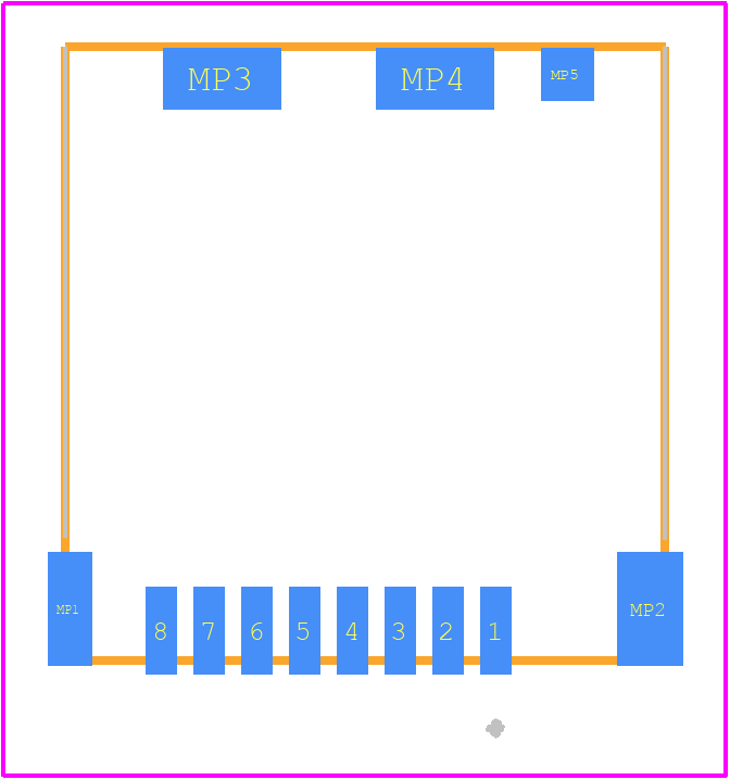 DM3CS-SF - Hirose PCB footprint - Other - Other - DM3CS-SF-1