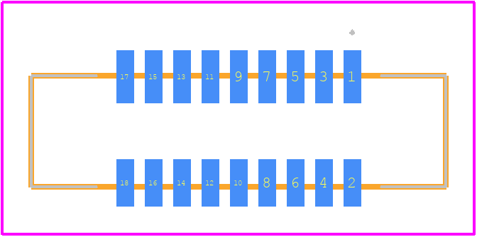 1734248-9 - TE Connectivity PCB footprint - Other - Other - 1734248-9-1