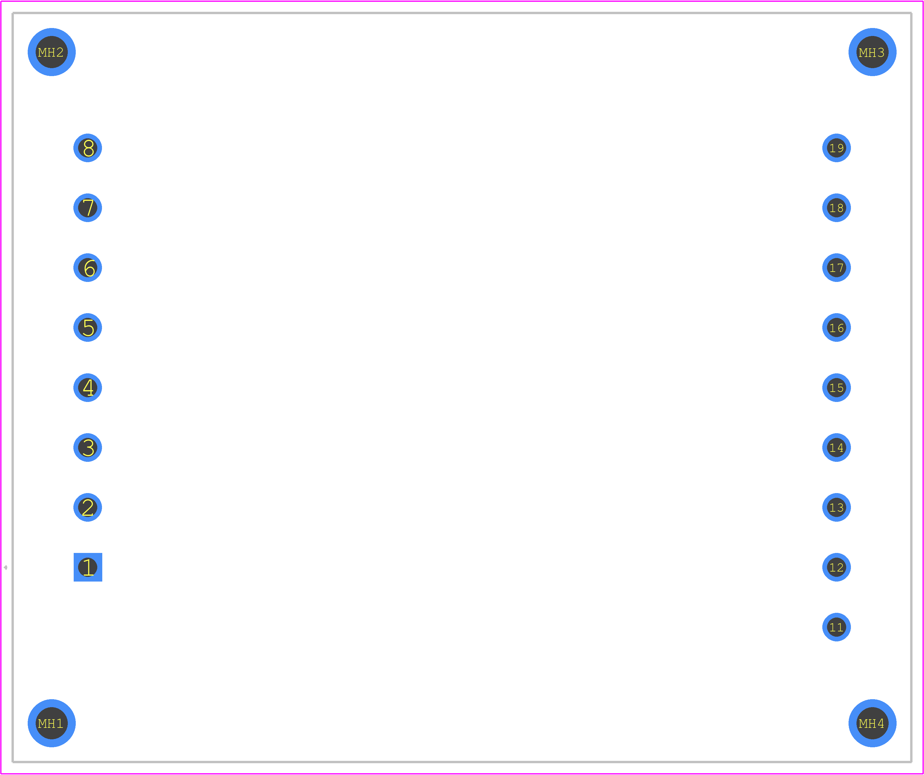 20IMX35D05D05-8G - Bel Power Solutions PCB footprint - Other - Other - 20IMX35D05D05-8G-1