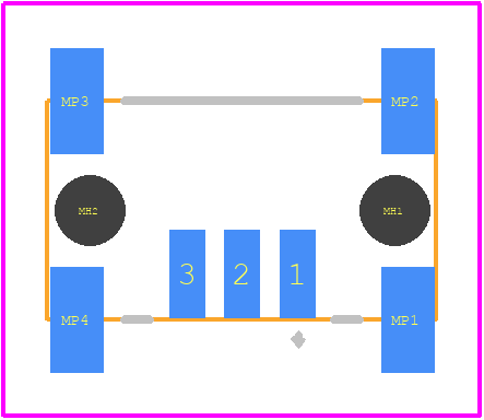474126 - TE Connectivity PCB footprint - Other - Other - 474126