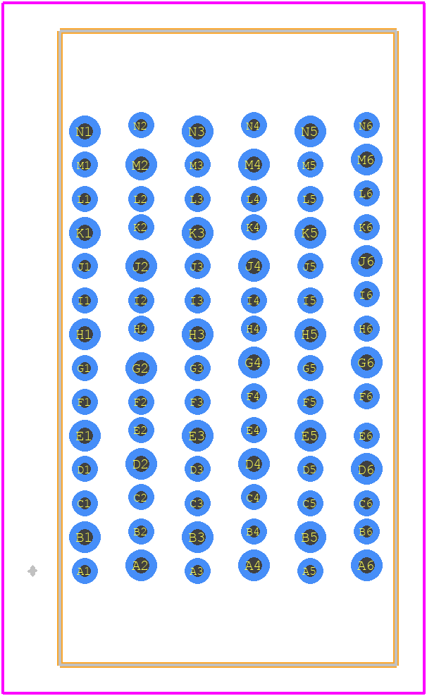 EBTM-4-06-2.0-S-VT-1 - SAMTEC PCB footprint - Other - Other - EBTM-4-06-2.0-S-VT-1-4