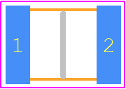 CGA6N3X7R2A225M230AB - TDK PCB footprint - Capacitor Chip Non-polarised - Capacitor Chip Non-polarised - CGA6 (2.8T)