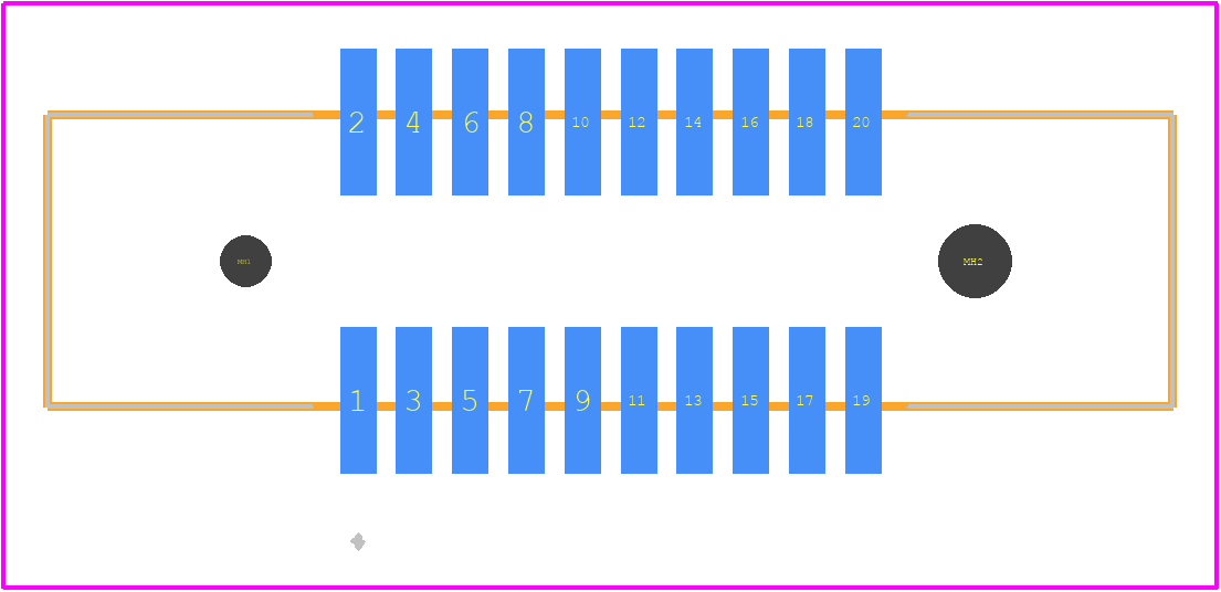 8930E-020-178MS-F - KEL CORPORATION PCB footprint - Other - Other - 8930E-020-178MS-F-2