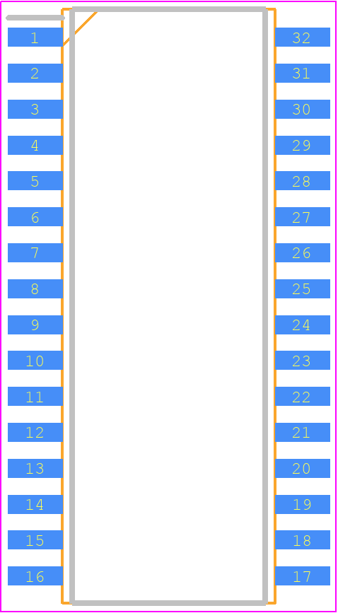 TM1629A - TITAN MICRO ELECTRONICS PCB footprint - Small Outline Packages - Small Outline Packages - TM1629A