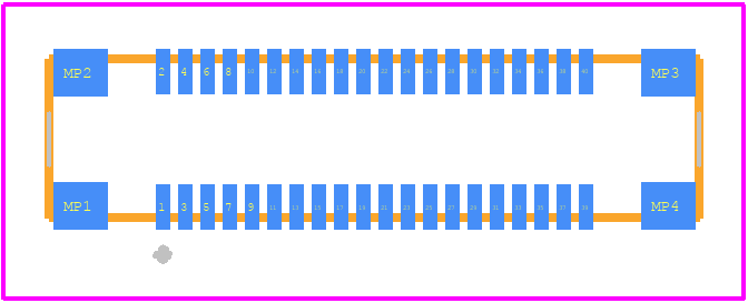 4-5353515-5 - TE Connectivity PCB footprint - Other - Other - 4-5353515-5-1-2020