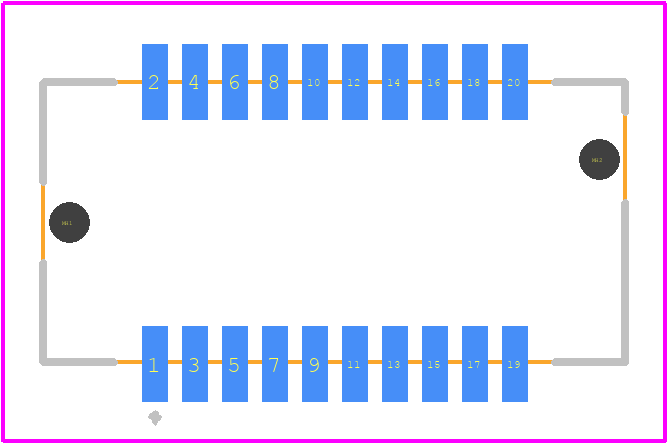 MEC1-110-02-F-D-A - SAMTEC PCB footprint - Other - Other - MEC1-110-02-F-D-A-1