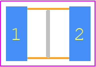 B72530G1140S862 - TDK PCB footprint - Varistors Chip - Varistors Chip - CT1210S14BAUTOG_G