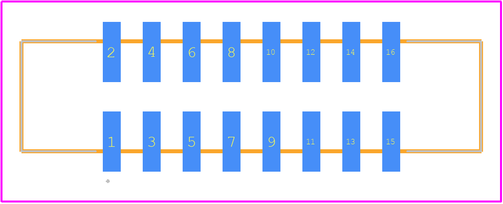 AWHW16G-SMD-200 - ASSMANN WSW components GmbH PCB footprint - Other - Other - AWHW16G-SMD-200-1