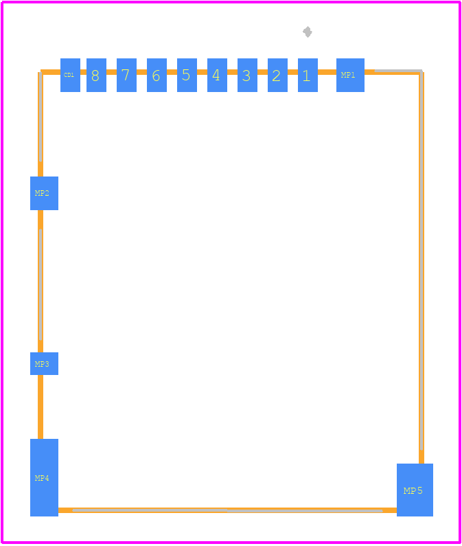 DM3AT-SF-PEJM5(40) - Hirose PCB footprint - Other - Other - DM3AT-SF-PEJM5(40)-3