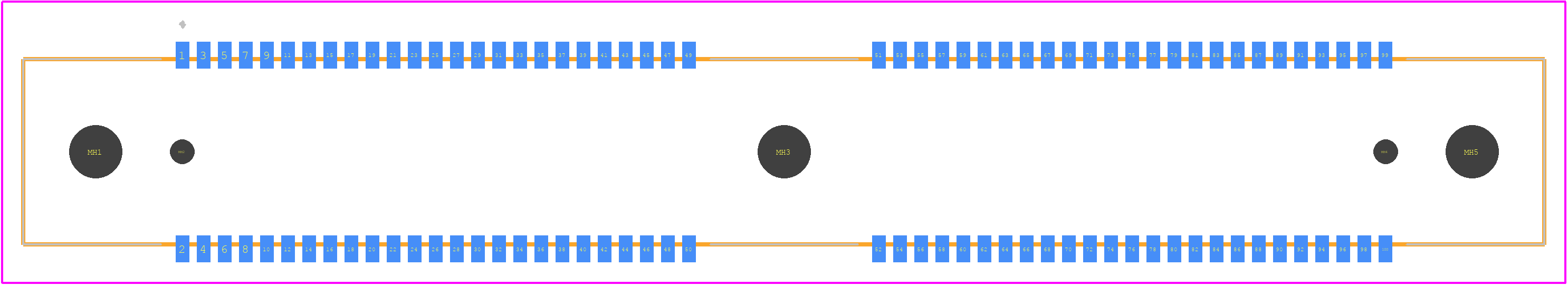FSI-150-03-G-D-E-AD - SAMTEC PCB footprint - Other - Other - FSI-150-03-G-D-E-AD-1