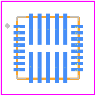 MP6540HGU-P - Monolithic Power Systems (MPS) PCB footprint - Other - Other - MP6540HGU-P-1