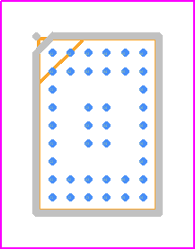 CBTL08GP053EVY - NXP PCB footprint - BGA - BGA - CBTL08GP053EVY