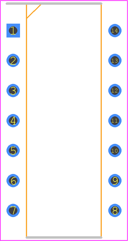 899-5-R220/270 - TT Electronics PCB footprint - Dual-In-Line Packages - Dual-In-Line Packages - 899-1