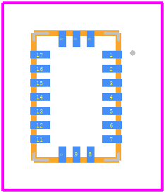 BMX055 - BOSCH PCB footprint - Other - Other - BMX055-2