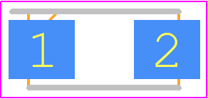 SS34 - KEXIN PCB footprint - Diodes Moulded - Diodes Moulded - DO-214AC