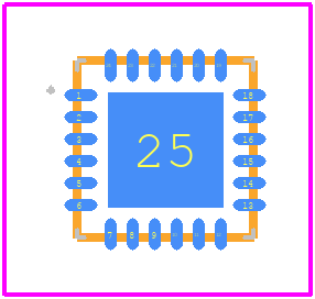 PCAP04-AQFM-24 - ScioSense PCB footprint - Other - Other - PCAP04-AQFM-24-4