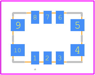 TX257A-D3-0.28-10.000-3 - RALTRON PCB footprint - Other - Other - TX257A-D3-0.28-10.000-3