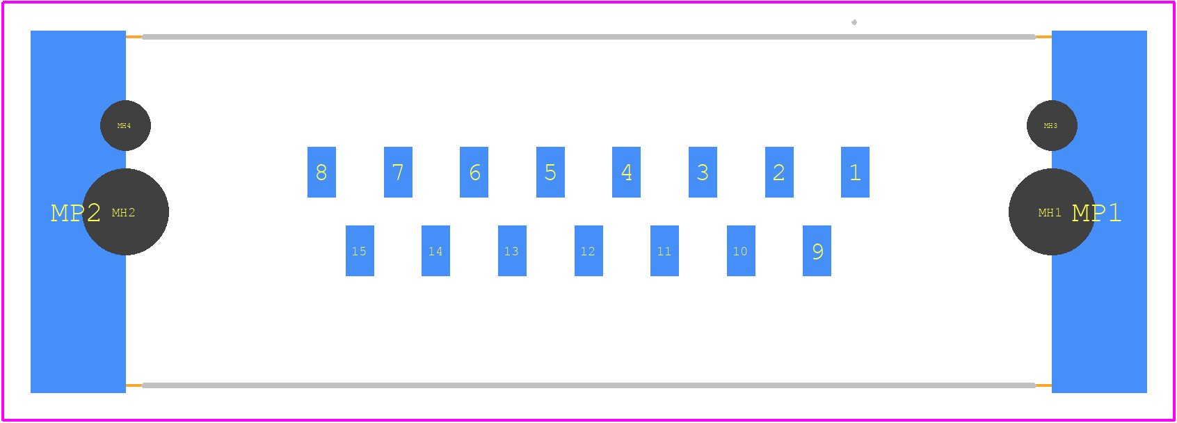 09552556611741 - HARTING PCB footprint - Other - Other - 09552556611741-4