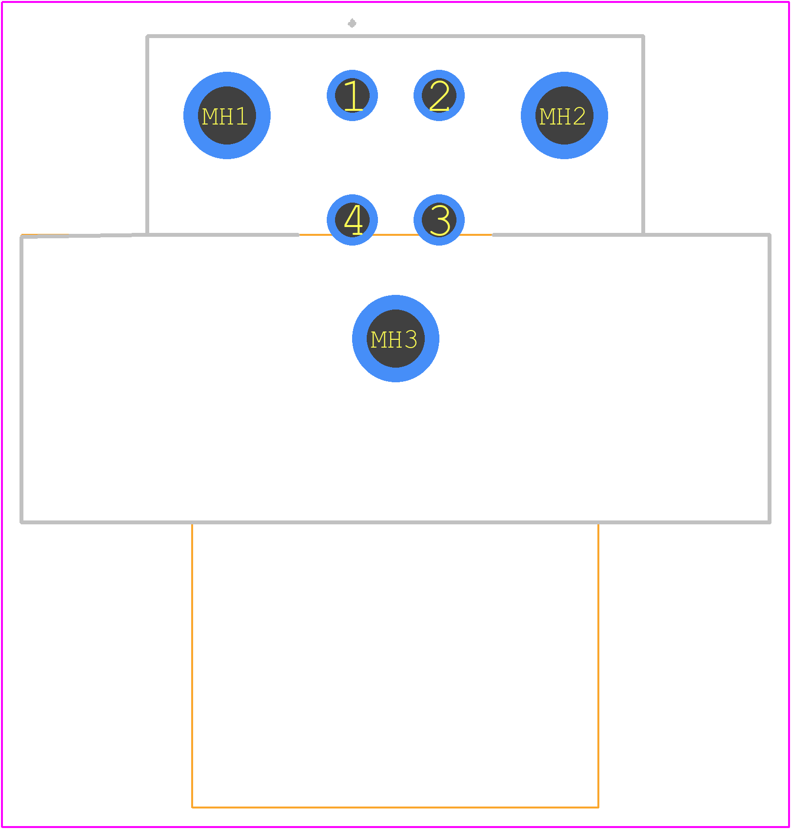 DT13-4P - TE Connectivity PCB footprint - Other - Other - DT13-4P-1