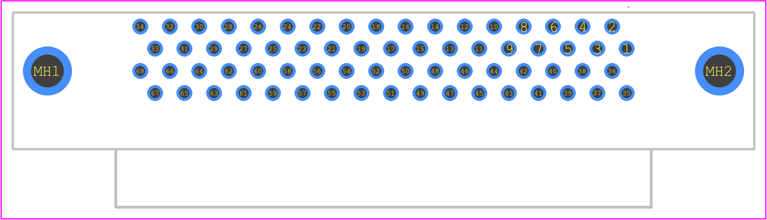 787170-7 - TE Connectivity PCB footprint - Other - Other - 787170-7-2