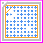 NRF52833-CJAA-R - Nordic Semiconductor PCB footprint - BGA - BGA - WLCSP 3.175 x 3.175 mm
