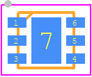 NCD2400M - LITTELFUSE PCB footprint - Small Outline No-lead - Small Outline No-lead - NCD2400MTR
