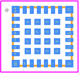 SKY65313-21 - Skyworks PCB footprint - Other - Other - SKY65313-21-5