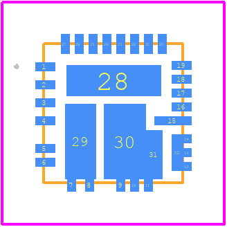 SIC473ED-T1-GE3 - Vishay PCB footprint - Other - Other - MLP27-55 BWL (LONG GATE LEAD)
