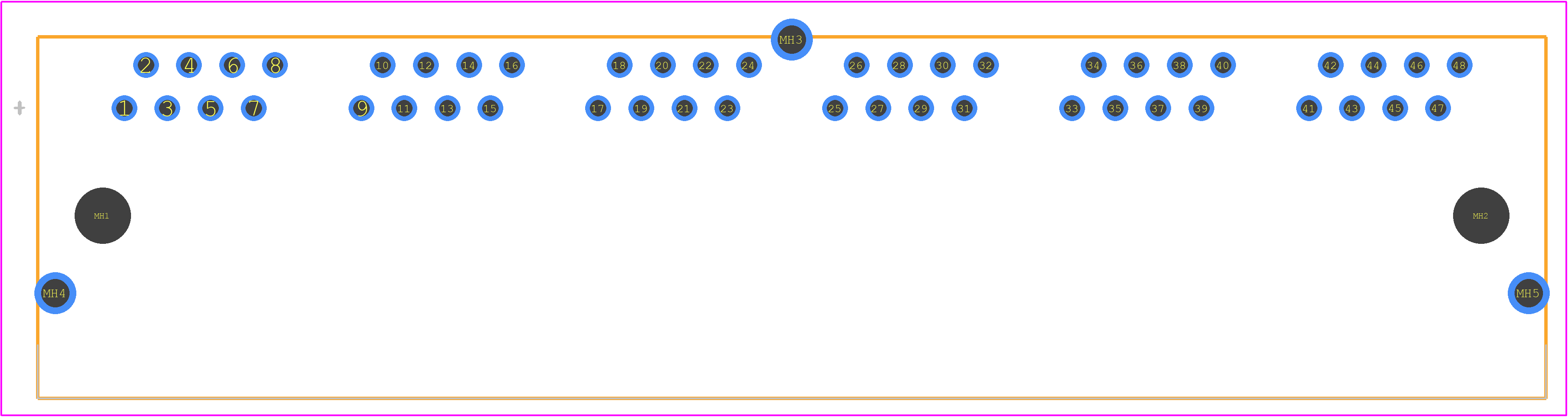 5406206-2 - TE Connectivity PCB footprint - Other - Other - 5406206-2-1