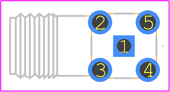 SMA-JR-P1-S - TE Connectivity PCB footprint - Other - Other - SMA-JR-P1-S-6