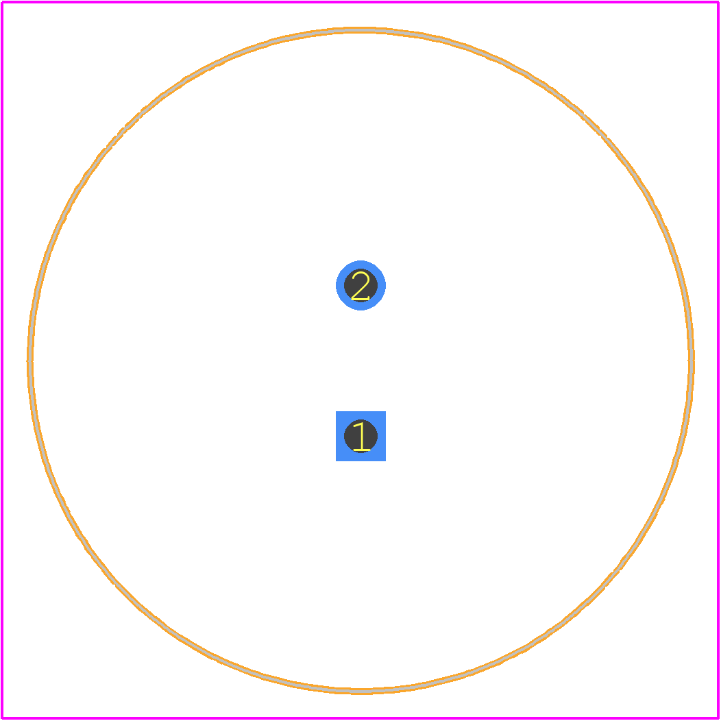 PX0413/02P/PC - Bulgin PCB footprint - Other - Other - PX0413/02P/PC