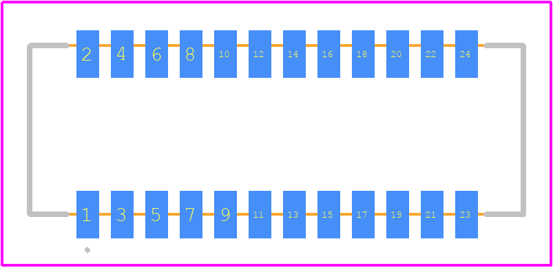 5041892470 - Molex PCB footprint - Other - Other - 5041892470-1