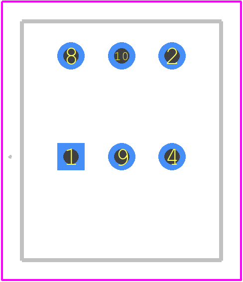 1825008-4 - TE Connectivity PCB footprint - Other - Other - 1825008-4-5