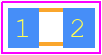 ML03V13R6BAT2A - Kyocera AVX PCB footprint - Capacitor Chip Non-polarised - Capacitor Chip Non-polarised - ML03