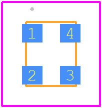 DSC1001CI5-033.3300 - Microchip PCB footprint - Other - Other - 4-Lead CDFN 3.2 mm x 2.5 mm_2024-8